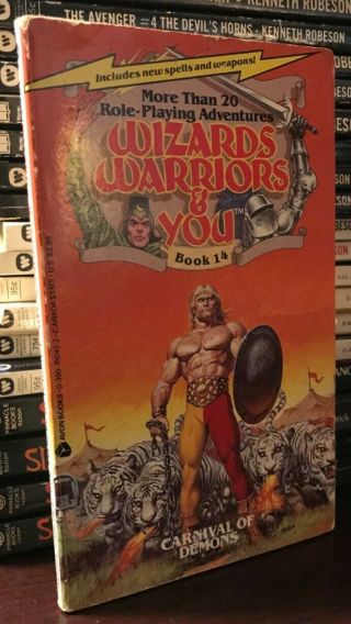 Vintage Paperback - Rpg Wizards Warriors & You - 14 - Carnival Of Demons