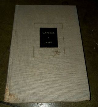 Capital The Communist Manifesto And Other Writings Karl Marx 1932 Antique Book