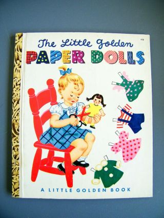 The Little Golden Book Paper Dolls 113 " A " 1951