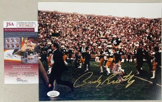 Rudy Ruettiger Notre Dame Signed 8x10 Photo Autographed Auto Gold Ink W/ Jsa