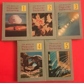 Vintage The Book Of Popular Science 1959 Complete 10 Volume Grolier Society Set