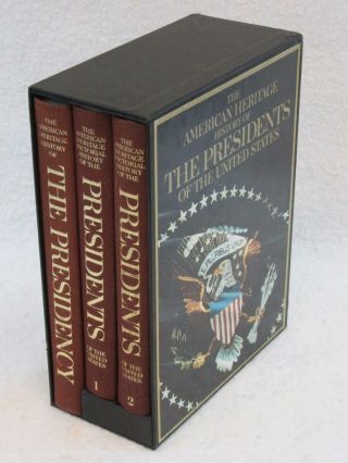 The American Heritage History Of The Presidents United States 3 Vol Set Slipcase