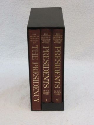 THE AMERICAN HERITAGE HISTORY OF THE PRESIDENTS United States 3 Vol Set Slipcase 2