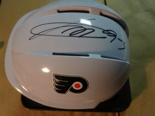 Signed Jakub Jake Voracek Autographed Philadelphia Flyers Mini Hockey Helmet