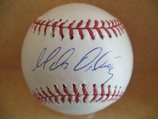 Magglio Ordonez 30 Chicago White Sox Signed Autograph M.  L.  Baseball W/coa A