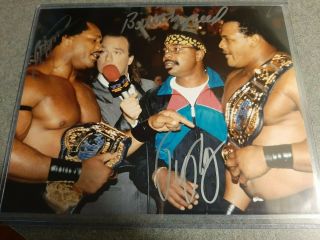 Doom Triple Signed Simmons 8x10 Photo Autograph Wrestling Universe Nwa Wwe