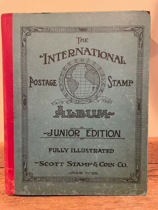 The International Postage Stamp Album Junior Edition Scott Stamp & Coin 1935