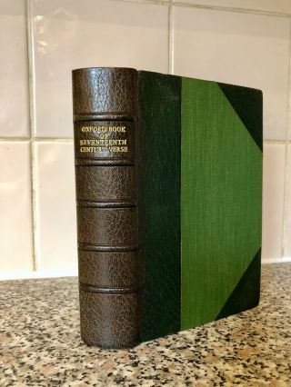 1938 The Oxford Book Of Seventeenth Century Verse By Grierson & Bullough