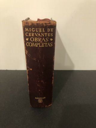 Complete Of Miguel De Cervantes Obras Completas 12th Edition In Spanish