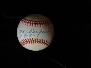 Joe Charboneau Autograph Omlb Baseball Cleveland Indians 1980 Roy