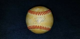 David Justice - 1992 World Series Baseball Autograph - Atlanta Braves