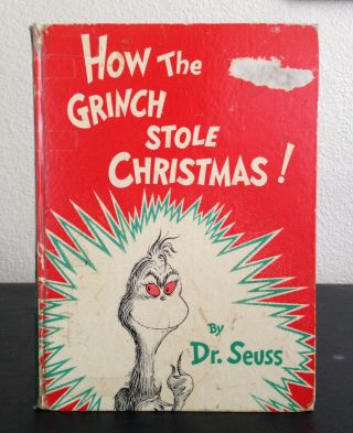 1957 How The Grinch Stole Christmas Dr Seuss Hc (no Dj) First Edition
