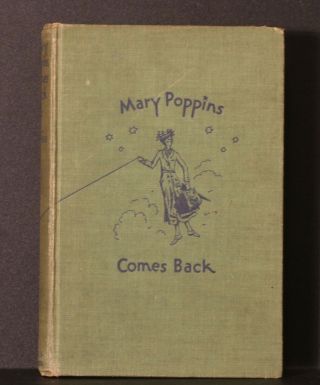 Mary Poppins Comes Back P.  L.  Travers Hb 1935 First Edition