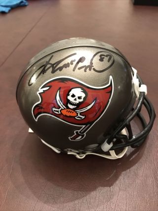 Tampa Bay Buccaneer Keenan Mccardell Autographed Mini Helmet