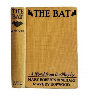The Bat By Mary Roberts Rinehart & Avery Hopwood Vintage 1926 Batman Inspiration