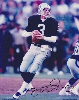 Jeff George Signed - Autographed Oakland Raiders 8x10 Inch Photo With