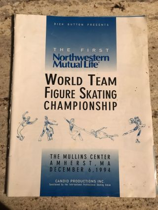 1994 World Team Figure Skating Championships W/Signed Photos of Olympic Skaters 2