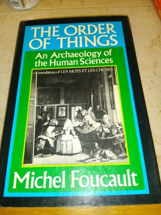 The Order Of Things By Michel Foucault (1970) 1st Philosophy,  Human Sciences