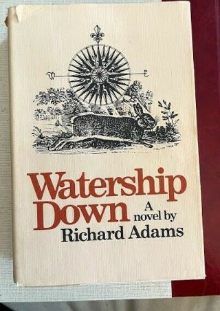Watership Down Novel - Hardback - By Richard Adams 1972 - Book -