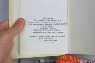 Maud Hart Lovelace Betsy - Tacy 1940 Hardcover Lois Lenski 3