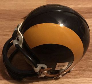 Jerome Bettis Auto NFL Signed Mini Helmet LA Rams Pro Football HOF w/ 2