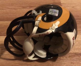 Jerome Bettis Auto NFL Signed Mini Helmet LA Rams Pro Football HOF w/ 3