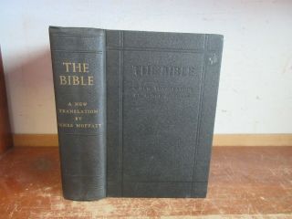 Old A Translation Of The Bible Book 1935 James Moffatt Antique Testament,