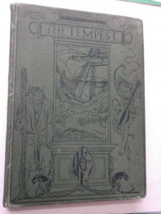 Antique Rare Book 1920s The Tempest Illustrated By Robert Anning Bell Ra