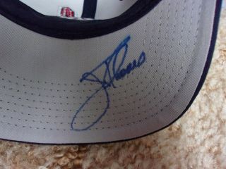 Jim Thome Cleveland Indians Signed The Game Blue Snapback Hat (on Under Bill)