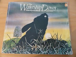 The Watership Down Film Picture Book Richard Adams 1978 First Edition Paperback