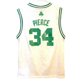Paul Pierce Autographed Signed Jersey Nba Boston Celtics No