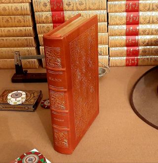 Walden By Thoreau,  Easton Press 100 Greatest Books Illustrated Leather Hc