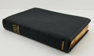 Oxford Self - Pronouncing Bible Leather Bound Gilt Edge Cyclopedic Concordance Kjv