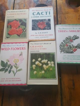 The Observer Book Of Wild Flowers,  1965 X 4