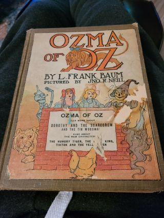 Ozma Of Oz 1907 1st Ed.