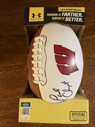Wisconsin Badgers Paul Chryst Signed Autographed Football