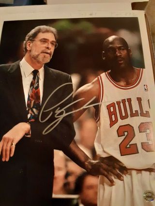 Phil Jackson Chicago Bulls Autograph 8x10 W/coa