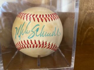 Phillies Hall Of Famer Mike Schmidt Signed Baseball -