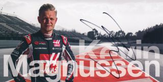 Kevin Magnussen Signed Official 4x8 Inches 2018 Haas F1 Team Card