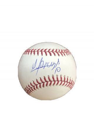Yoan Moncada Chicago White Sox Autographed Signed Baseball