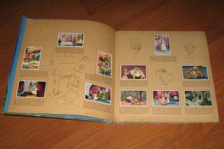 1953 Walt Disney PETER PAN hardcover Complete Sticker BOOK danish text 2
