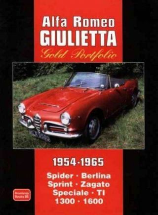 Alfa Romeo Giulietta Gold Portfolio 1954 - 1965,  Paperback By Clarke,  R.  M. ,  Li.