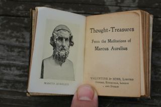 Early Marcus Aurelius Book Thought - Treasures From Meditations Valentine & Son