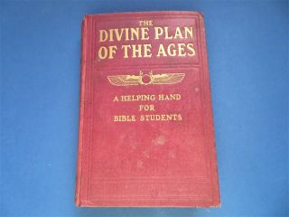The Divine Plan Of The Ages 1920 Watchtower / Jehovah 