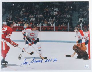 Serge Savard Montreal Canadiens Nhl Hockey Autographed Signed 11x14 Color Photo