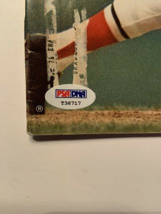 Fred Lynn Signed Sports Illustrated Psa/Dna 3