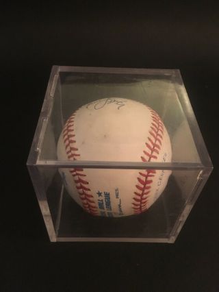 1994 Ny Yankees Team 5x Signed Baseball Autographed Auto W/ Luis Polonia,