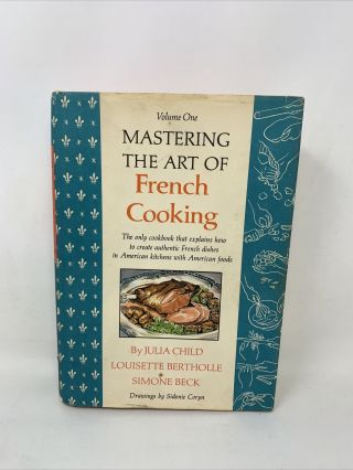 Mastering The Art Of French Cooking Volume One 1 Julia Child Cook Book Dj 1973