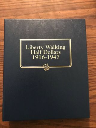 Whitman Liberty Walking Half Dollar Coin Album 1916 - 1947 (hardcover)