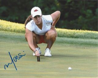 Lpga Golfer Maria Fassi Signed 8x10 Photo D W/coa Proof Arkansas Razorbacks